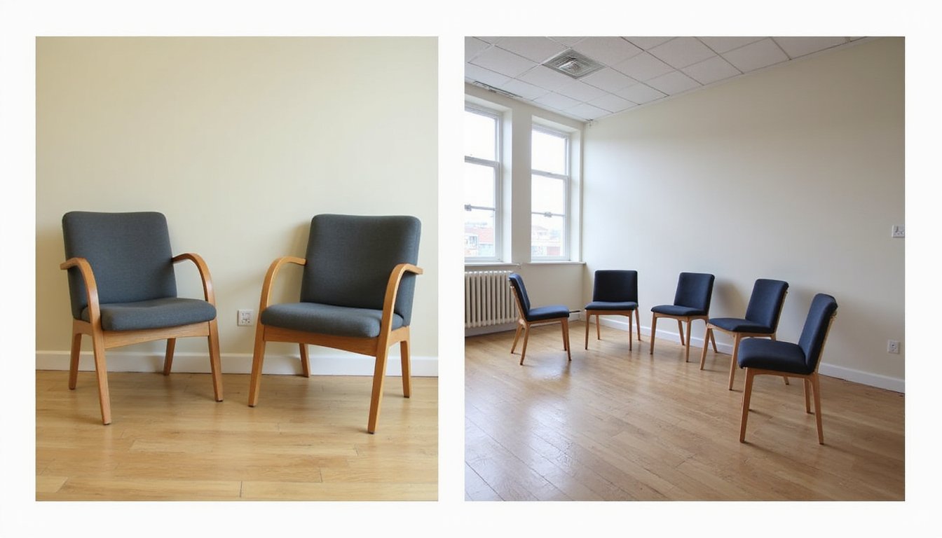 comparison between intervention and rehabilitation